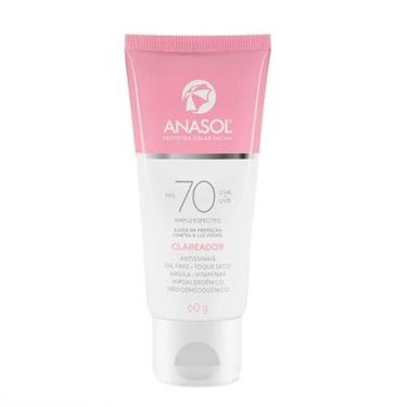 Imagem de Protetor solar facial ANASOL FPS 70 clareador 60gr