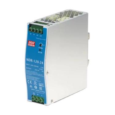 Imagem de Fonte de alimentação mean well modelo ndr-120-24