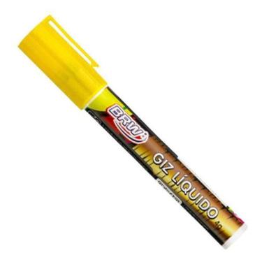 Imagem de Giz Liquido Para Quadro E Vidro Brw Ouro