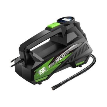 Imagem de Inflador Digital de Pneus Carsun: Compressor de Ar Portátil com LED pa