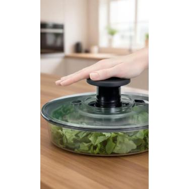 Imagem de Centrífuga Secadora de Saladas Aço Inox 5 Litros - Congratulations Sto