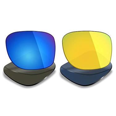 Imagem de Mryok 2 pares de lentes polarizadas de substituição para óculos de sol Oakley Holbrook XL – Opções