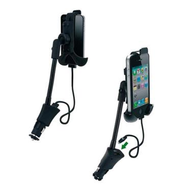 Imagem de Suporte Veicular C3 Tech Para Smartphone Com Carregador MH-61C