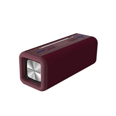 Imagem de Alto-falante Bluetooth HIOD – Rádio FM – Microfone integrado sem fio portátil externo à prova d'água com alcance Bluetooth de 10 metros, vermelho