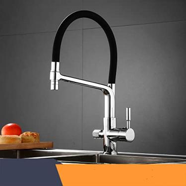 Imagem de Torneiras de filtro de água torneira de cozinha misturador torneiras de cozinha misturador torneiras de pia purificador de água torneira misturador de cozinha filtro torneira, cromo, China