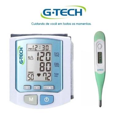 Imagem de Aparelho Medidor De Pressão Digital Pulso + Termometro Gtech - G-Tech