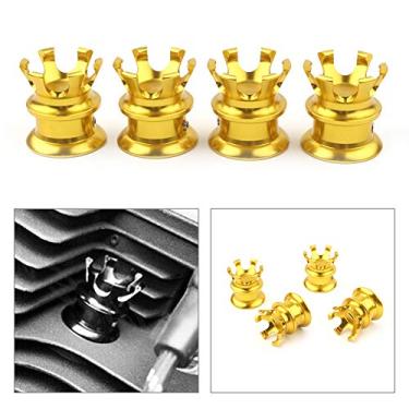 Imagem de FINMOKAL Parafuso de cabeça de motocicleta tampa coroa tampa do motor para Sportster XL883 1200