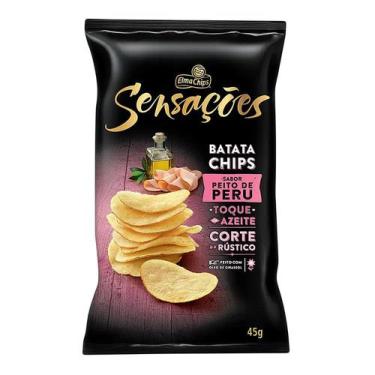 Imagem de Batatas Sabor Peito De Peru Sensações 45G - Elma Chips