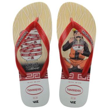 Imagem de Chinelo Havaianas Naruto Cinza Gelo