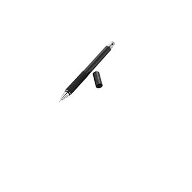 Imagem de Caneta Stylus multifuncional 2 em 1 da UKCOCOCOCOCOCO, caneta Stylus sensível ao toque com pontas de fibra fina para tela sensível ao toque iPad/iPhone/iPod/Samsung (preto)
