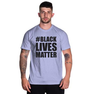 Imagem de Camiseta em Algodão Movimento Black Lives Matter Unissex-Unissex