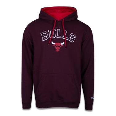 Imagem de MOLETOM CANGURU FECHADO NBA CHICAGO BULLS CORE VERMELHO ESCURO NEW ERA-Masculino