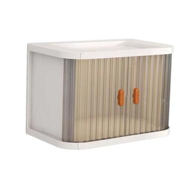 Imagem de Generic Cesta de armazenamento dobrável, escaninhos de armazenamento dobráveis, mini caixa de armazenamento de mesa para armazenamento de material de, 1 unidade