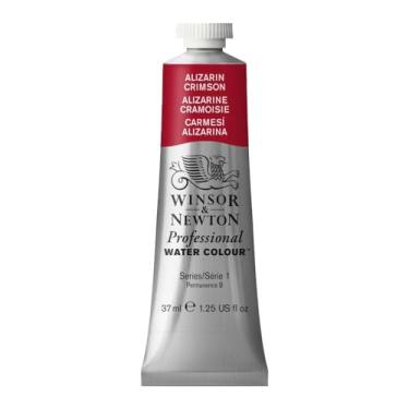 Imagem de Winsor & Newton Aquarela profissional, tubo de 37 ml (35 g), carmesim de Alizarina
