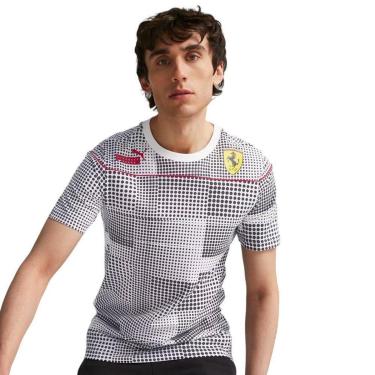 Imagem de Camiseta Puma Scuderia Ferrari Race Camo Masculina-Masculino