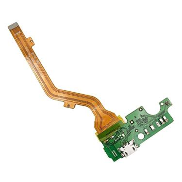 Imagem de FainWan Conector de porta de carregamento USB Cabo flexível de fita de substituição de placa PCB compatível com Alcatel 1S 2020 5028