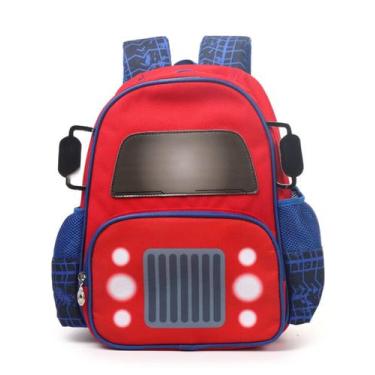 Imagem de Mochila Escolar Infantil Yins Caminhão 14pol. Menino - Ref YS42330/YS4