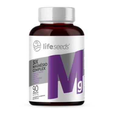 Imagem de Six Magnésio Complex (Bisglicinato + Malato + Óxido + Dimagnésio + Taurato+ Cloreto) 350 mg - Alta Concentração - 90 Cápsulas