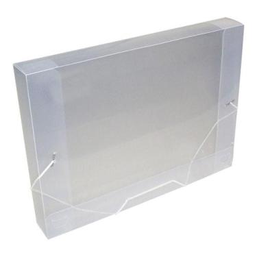 Imagem de Pasta com elástico A4 3cm cristal New Line Dello