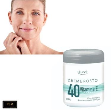 Imagem de Antirugas Creme Com Colágeno e Vitamina E 40+ - Lucy's