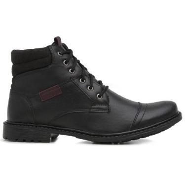 Imagem de Bota Coturno Masculina de Frio em Couro Solado em Borracha - Sollano, 