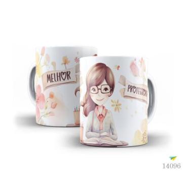 Imagem de Caneca dia dos professores floral 09 - LiveSub
