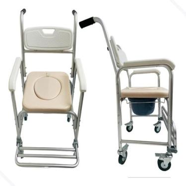 Imagem de Cadeira De Banho Em Alumínio Com Rodas S40 Supermedy