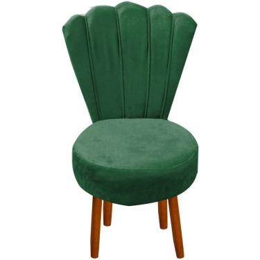 Imagem de Conjunto 2 Cadeiras Estofadas Sala De Jantar Anna Suede Verde