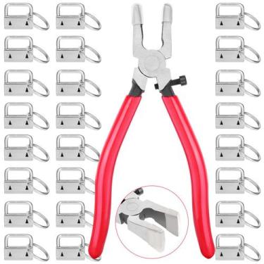 Imagem de Conjunto de hardware Key Fob Shynek, 50 unidades com alicate, chaveiro
