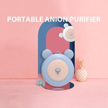 Imagem de Purificador de Ar Portátil com Gerador de Íons Negativos - Azul