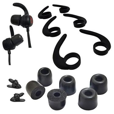 Imagem de Luckvan 3 Pares De Pontas Auriculares Espuma Viscoelástica Para Beats Flex, X, Jaybird X4, X3