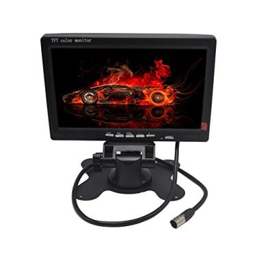 Imagem de Padarsey Monitor de câmera de visão traseira para carro TFT colorido de 17,8 cm, suporta rotação da tela e 2 entradas AV (monitor LCD de 17 polegadas)