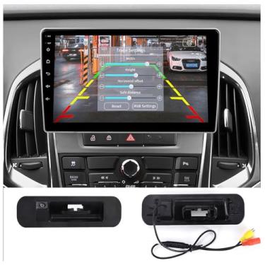 Imagem de Rádio veicular reprodutor de rádio GPS Carplay/Android 22.9 cm HD Touchscreen, para Buick Excelle GT XT/Opel Astra J GTC P10 Caravan Box Station Wagon Notchback (com câmera com alça de porta-mala)