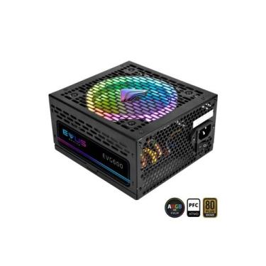 Imagem de Fonte Gamer Evus EVG600 ARGB 600W Selo 80 Plus Bronze