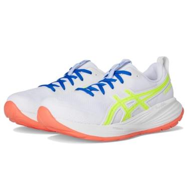 Imagem de ASICS Tênis de corrida feminino Gel-Cumulus 27 ATC, 40, branco/amarelo segurança