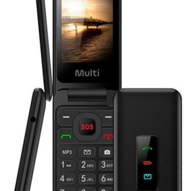 Imagem de Celular Flip Vita 4g Multi Botão Sos P9227 Cor:preto