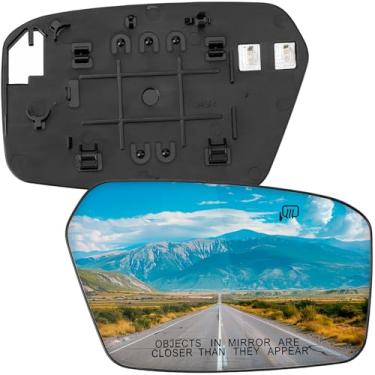 Imagem de LOIYLLEN Substituição do espelho lateral do passageiro para Ford Fusion 2006 2007 2008 2009 2010, para Mercury Milan 2006 2007 2008 2009 2010 - Vidro retrovisor retrovisor com aquecimento elétrico