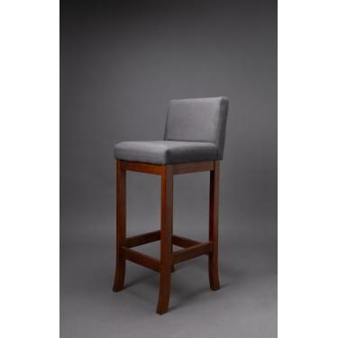 Imagem de Banqueta Alta em Madeira Maciça Nápoles - CCS Interiores