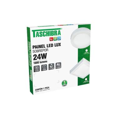 Imagem de Painel Led 24w Redondo Sobrepor - Taschibra 6500k (branca)