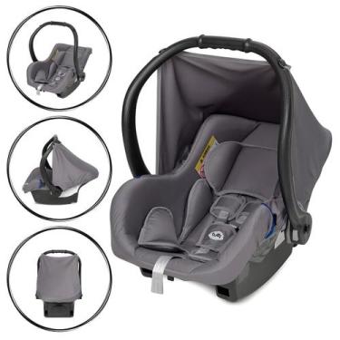 Imagem de Bebê conforto, cadeirinha Infantil para carro Ello Cinza - Tutti Baby