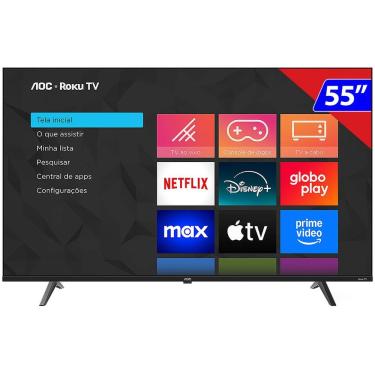 Imagem de Smart TV AOC OLED 55 4K Wi-Fi HDR10 HDMI 55U7045/78G