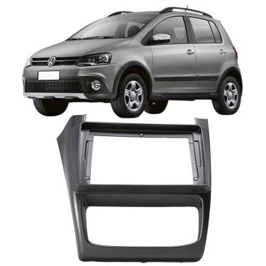 Imagem de Moldura 9 Polegadas Crossfox 2014 à 2018 Grafite Painel Central Multimidia