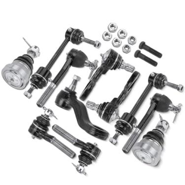 Imagem de A-Premium Conjunto de 11, barra de oscilação frontal superior inferior junta esférica interna externa haste de direção braço Pitman compatível com Ford Crown Victoria & Lincoln Town Car e Mercury