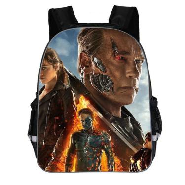 Imagem de Mochila escolar Terminators T800 para estudantes escolares