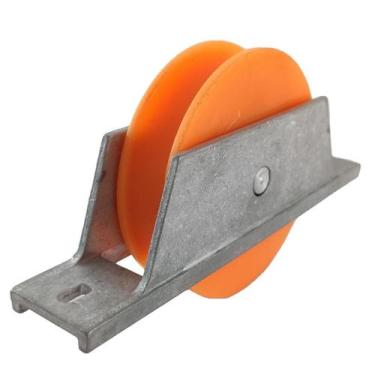 Imagem de Roldana portao 60 / 70mm nylon em "u" meia cana  alumifix - Alumifix ,