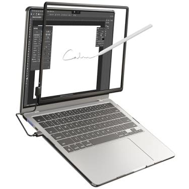 Imagem de Moldura magnética sensível ao toque para MacBook Air de 15 polegadas, touchpad infravermelho de alta precisão suporta vários gestos, trackpad de tela sensível ao toque Plug & Play sem driver, inclui