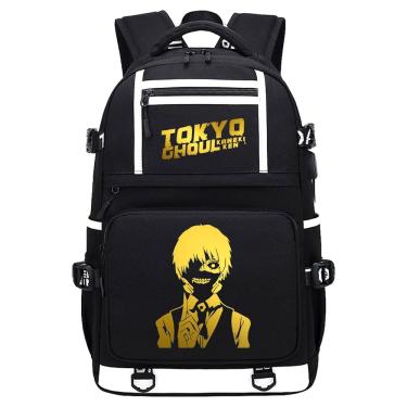 Imagem de Mochila escolar infantil Tokyos Ghouls 30x15x48cm Oxford