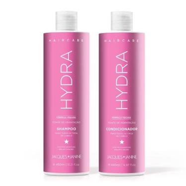 Imagem de Kit Shampoo Jacques Janine Haircare Hydra 450ml + Condicionador 440ml