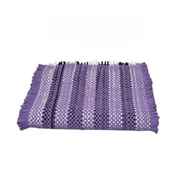 Imagem de Jogo de Tapete Cozinha Kit 3 Peças 2 Tapetes 1 Passadeira(Lilás)