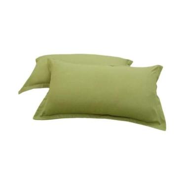 Imagem de Capa De Almofada Em Cores Sólidas Branca, Cinza E Caqui, 2 Peças, Esti